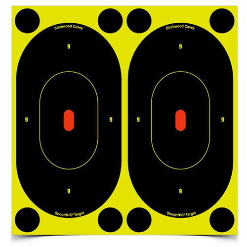 Birchwood Casey Shoot N C Self-Adhesive Targets 7" Silhouette Pack 12