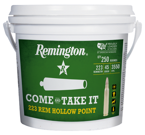 Remington Cati Bucket 223 Rem Ammo 45gr JHP - R23741