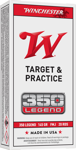 Winchester USA 350 Legend Ammo 145gr FMJ 20 Rounds - USA3501