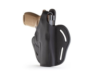Reinforced Thumb Break Holster - Stealth Black, Right Handed, Leather, S...