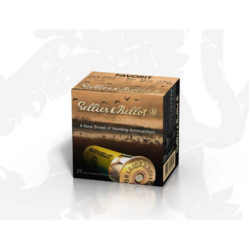 Sellier & Bellot SB Favorit Shotshells 20 GA 2-5/8" 2 Buck 1OZ 25/BX