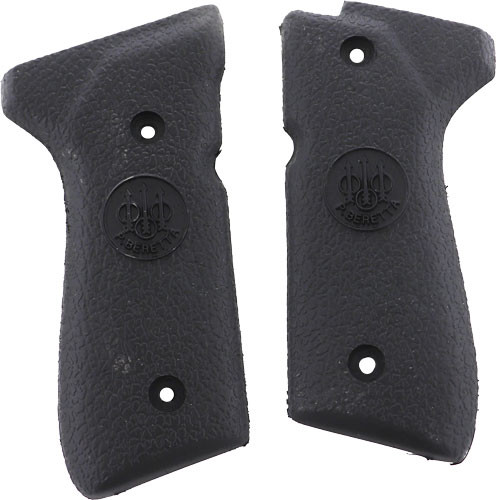 Beretta Grips 92/96 Series Rubber Smooth Black