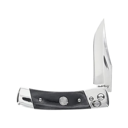 Battenfeld Knives Uncle Henry PLB5 Folding Knife 2-9/10" Clip Point Blade Black