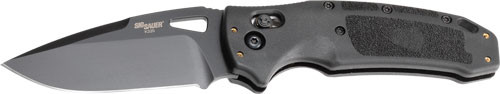 Hogue Sig K320 Nitron 3.5" BLD Able Lock Folder Drop Point Black - 36370