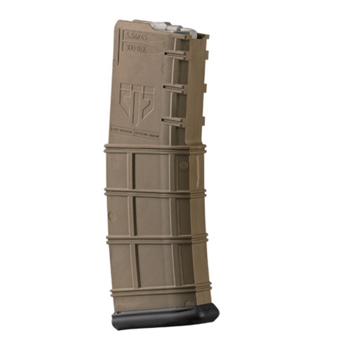 Elite Tactical Systems AR-15 Rifle Magazine FDE Nylon .223/5.56 Black 30/rd