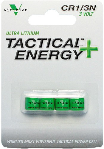 VIRIDIAN LITHIUM BATTERY 1/3N 4-PACK FITS REACTOR