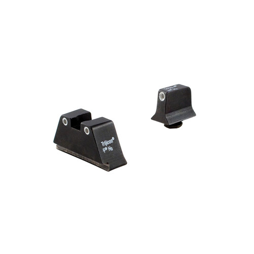 TrijiconInc. Trijicon Bright & Tough Suppressor Sight Set for Glock Standard Frames Green with White Front Orange Rear