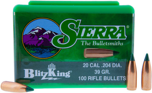 SIERRA BULLETS .20 CAL .204 39GR BLITZKING 100CT