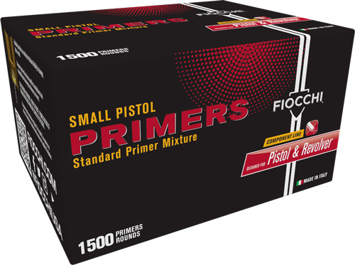 Fiocchi Primers Small Pistol 12000 Pack Case - PRSPFM