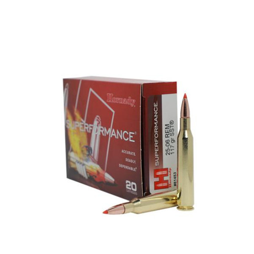 Hornady Superformance Rifle Ammunition .25-06 Rem 117 gr SST - 20/ct