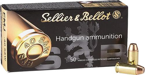 Magazine-Tech/Sellier- Bellot & Pistol Revolver Ammo .40 S&W 180 gr FMJ 50/ct