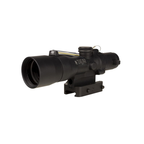 TrijiconInc. Trijicon Compact ACOG 3x30 Rifle Scope Amber Chevron 7.62x51mm/175gr. Illuminated Black w/ Mount