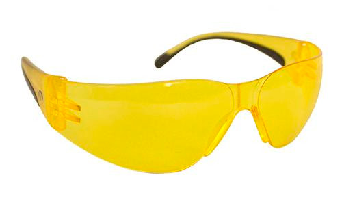 Walkers Game Ear Small Shooting Glasses - Yellow with Lens