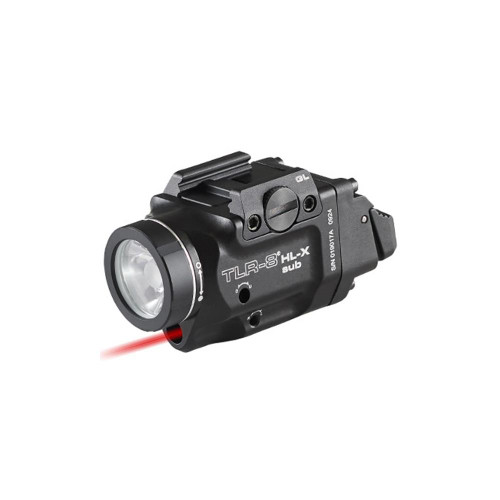 Streamlight TLR-8 Hl-X Sub Handgun Weapon Light for Springfield Armory Hellcat 1000 Lumens Black