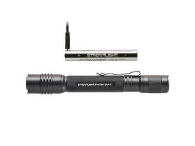 Protac 2aa-x Usb Flashlight - Black, 550 Lumens, Nylon Holster
