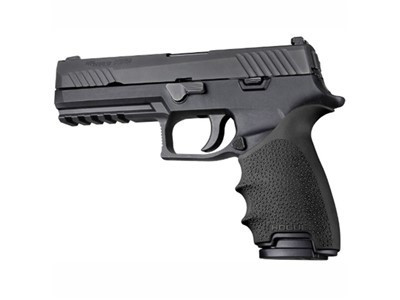 Hogue Handall Beavertail Grip Sleeve Sig Sauer P320 Compact Black - 17610