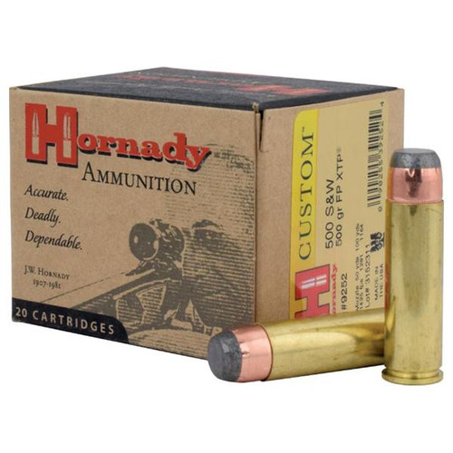 Hornady Custom Handgun Ammunition .500 S&W 500 gr XTP 20/ct