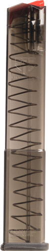 Elite Tactical Systems ETS Magazine For Glock 9MM 32-Round Carbon Smoke Fit