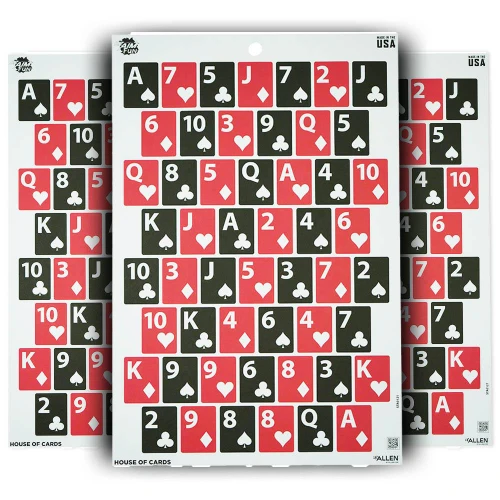 Allen EZ Aim Paper Targets Get Game On 12x18" 8 Count - 15642