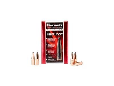 Hornady InterLock, SP 30 Cal .308 180gr Bullets, 100 Count - 3070