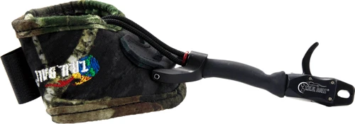 T.R.U. Ball Archery Release Bandit Dual Jaw Rope Conn Velcro Black - TBDVBKL