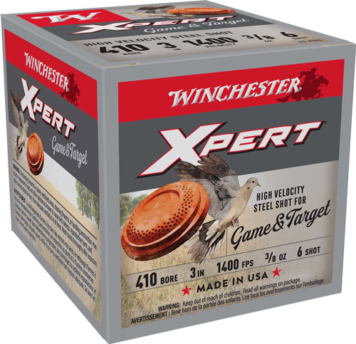 WINCHESTER XPERT STEEL 410 3" 3/8OZ #6 25RD 10BX/CS