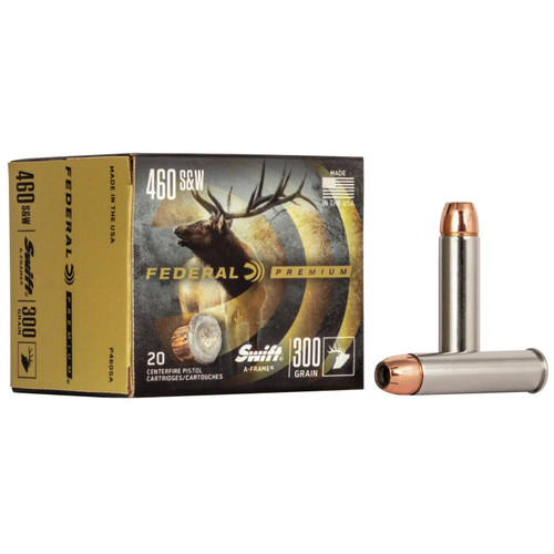 Federal Premium Swift A-Frame Handgun Ammunition .460 S&W 300 gr JHP 20/ct