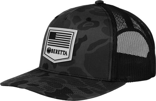 Beretta Cap PM Trucker R 112 Rubber Patch Black Duck Camo - BC048T1675085Q