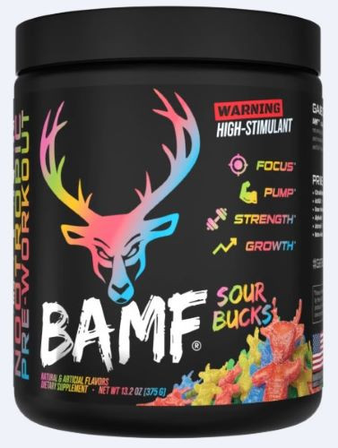 Bucked Up Pre-Workout Bamf Sour Bucks 30 Servings
