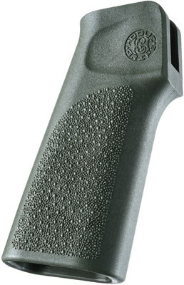 HOGUE AR15 15 DEGREE VERTICAL POLYMER NO FINGER GROOVES OD