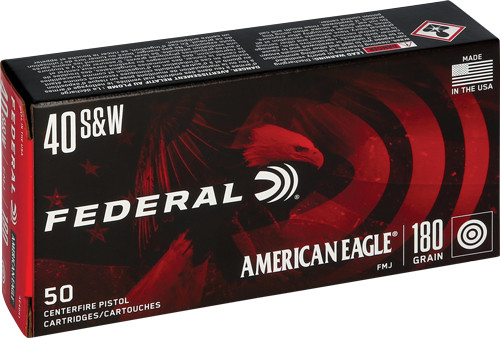 FEDERAL AE 40 SW 180GR FMJ-TC 50RD 20BX/CS