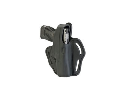 Reinforced Thumb Break Holster - Stealth Black, Right Handed, Leather, G...