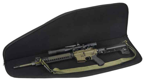 US Peacekeeper 45" MSR Case Black 4 MAG Pouches 600 Denier
