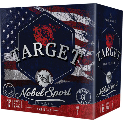 Eurosports Nobel NSI Target Speed Shotshell 12ga 2-3/4" 1oz #7.5 25/ct