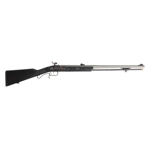 Traditions ShedHorn Sidelock Muzzleloader Rifle .50 Cal 26" Barrel Black Stainless Open Sights