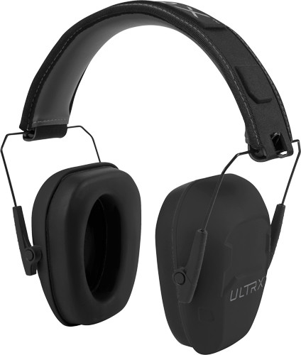 ULTRX SHIELD PASSIVE MUFF ADULT MIDNIGHT GRAY/BLACK 23db