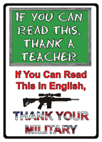 Rivers Edge TIN Sign 12"X17" "IF YOU CAN Read This