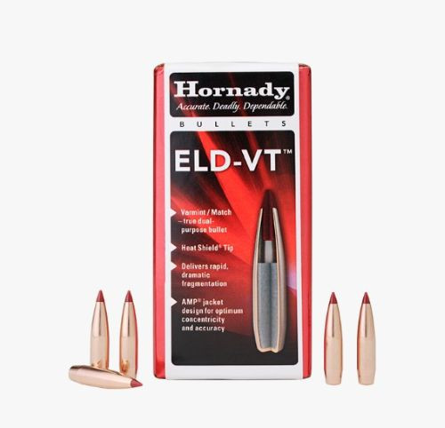 Hornady Bullets 22 CAL .224 69gr. Eld-Vt 100-Count 25BX/CS