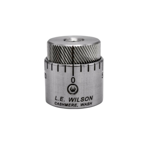L.E. Wilson Stainless Steel Micro-Adjustable Bullet Seater Cap for Standard Inline Die