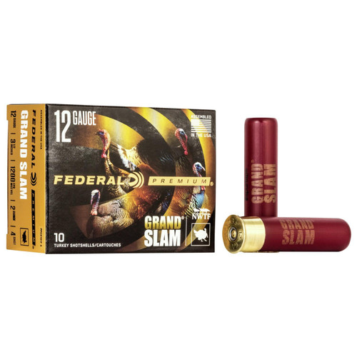 Federal Grand Slam Shotshells 12 ga 3-1/2" 2 oz 4 10/rd