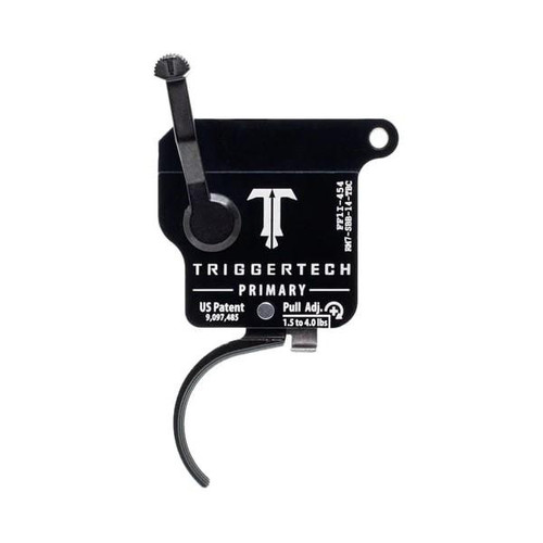 TriggerTech Rem Model 7 Primary Single Stage Trigger 1.5-4 lb Curved Black - RM7-SBB-14-TBC