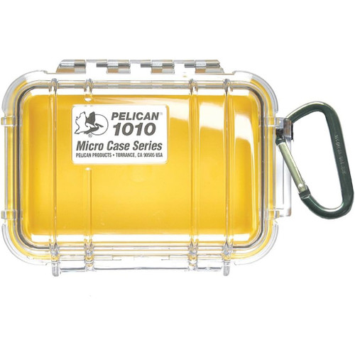 Pelican Waterproof 1010 Micro Case Yellow/Clear - 1010-027-100