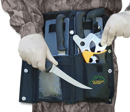 Outdoor Edge Butcher Lite 8-PC Roll-Pak Game Processing Kit