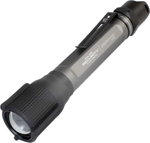 Police Security Flashlights PSF Zephyr Tactical White 550 LUM 2 AA Batteries 3 Modes
