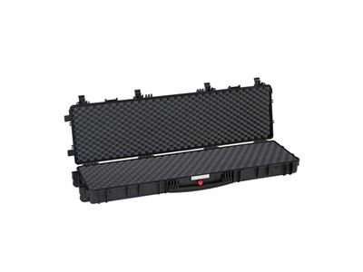 Tactical Gun Case - Black W- Convoluted Foam, 53" L Internal