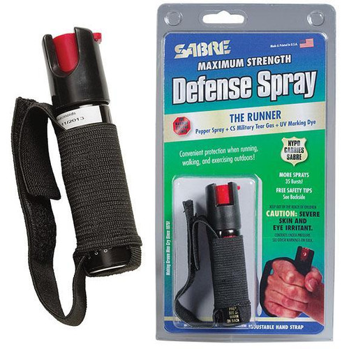 SABRE Runner Defense Spray with Hand Grip - P-22J