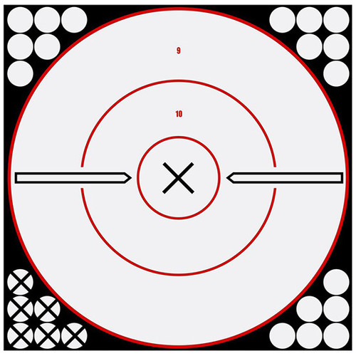 BC SHOOT-N-C WHITE/BLK 12 BULLS-EYE X 5PK