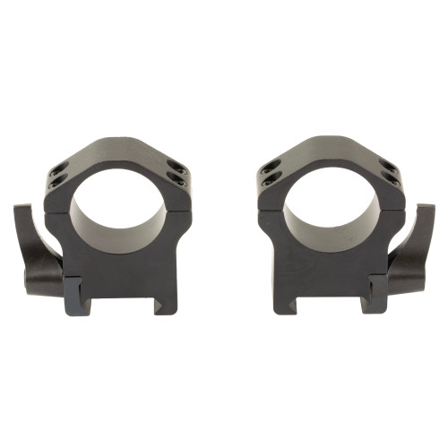 Warne Maxima 1" HRZ QD HI Rings Black
