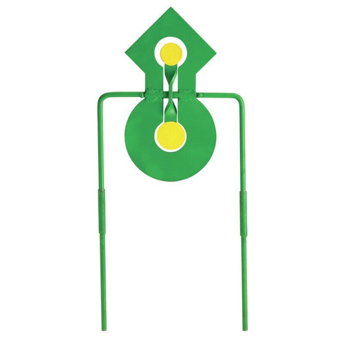 Champion .22 Double Reaction Metal Spinner Target Green Yellow - 44880