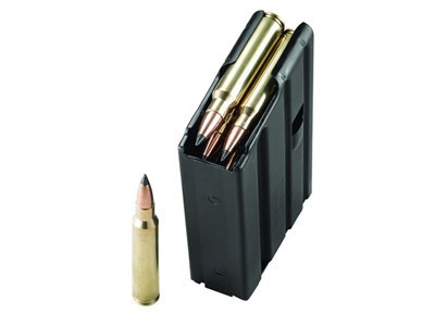 Ar-15 Magazine - Black W- Orange Follower, .223-5.56-300blk, 10-rd, Stai...